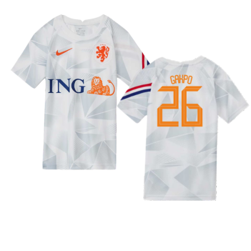 2020-2021 Holland Pre-Match Training Shirt (White) - Kids (GAKPO 26)