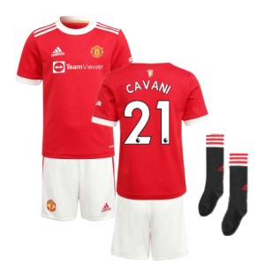 Man Utd 2021-2022 Home Mini Kit (CAVANI 21)