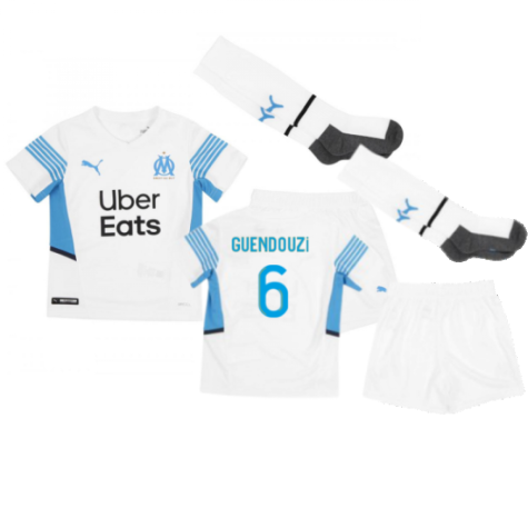 2021-2022 Marseille Home Mini Kit (GUENDOUZI 6)