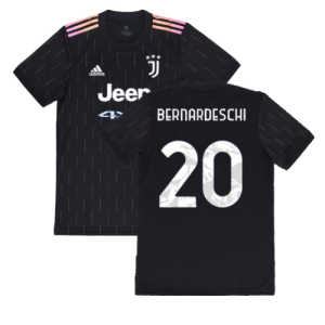 2021-2022 Juventus Away Shirt (BERNARDESCHI 20)