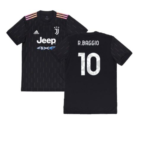 2021-2022 Juventus Away Shirt (R.BAGGIO 10)