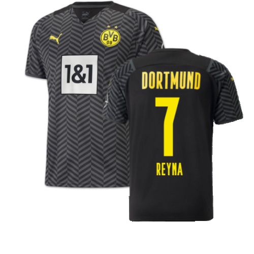 2021-2022 Borussia Dortmund Away Shirt (REYNA 7)