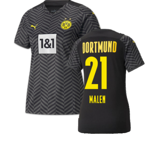 2021-2022 Borussia Dortmund Away Shirt (Ladies) (MALEN 21)