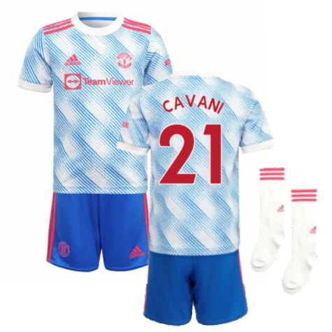 Man Utd 2021-2022 Away Mini Kit (CAVANI 21)