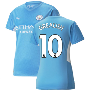 2021-2022 Man City Womens Home Shirt (GREALISH 10)