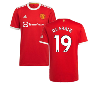 Man Utd 2021-2022 Home Shirt (R VARANE 19)