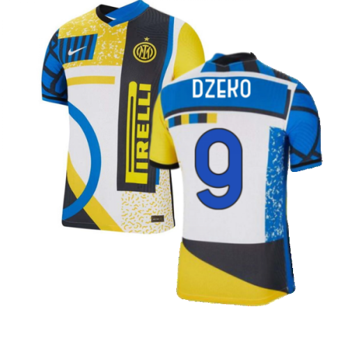 2021-2022 Inter Milan Vapor 4th Shirt (DZEKO 9)