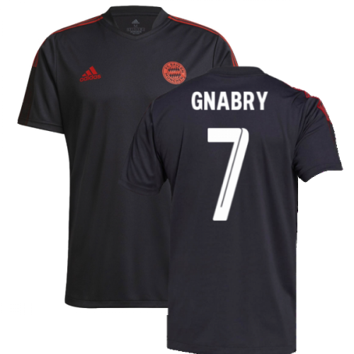 2021-2022 Bayern Munich Training Shirt (Grey) (GNABRY 7)