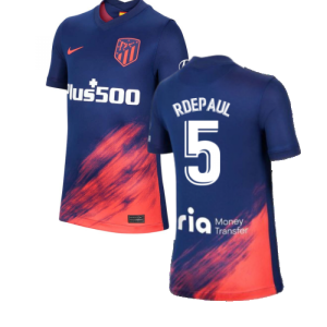 2021-2022 Atletico Madrid Away Shirt (Kids) (R DE PAUL 5)