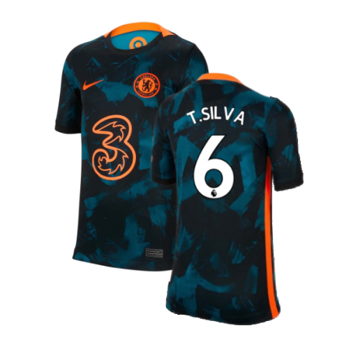 2021-2022 Chelsea Vapor Away Shirt (T.SILVA 6)