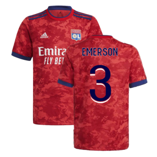 2021-2022 Lyon Away Shirt (Kids) (EMERSON 3)