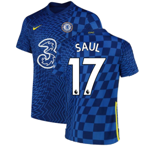 2021-2022 Chelsea Home Shirt (Kids) (SAUL 17)