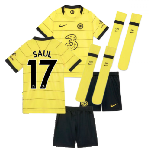 2021-2022 Chelsea Little Boys Away Mini Kit (SAUL 17)