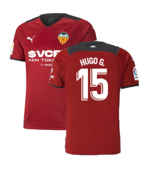 2021-2022 Valencia Away Shirt (HUGO G. 15)