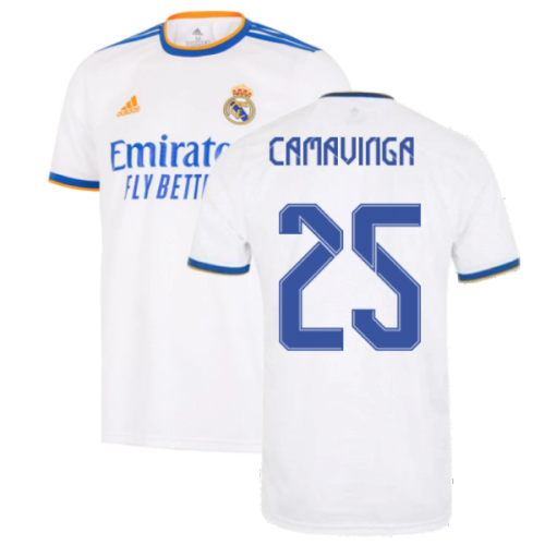 Real Madrid 2021-2022 Home Shirt (CAMAVINGA 25)