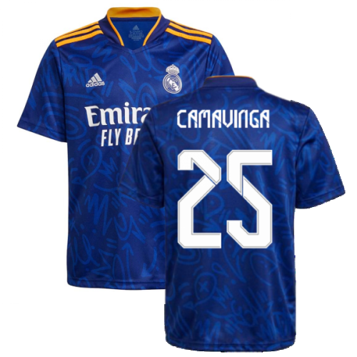 Real Madrid 2021-2022 Away Shirt (Kids) (CAMAVINGA 25)