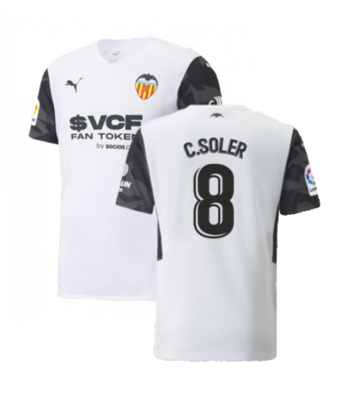 2021-2022 Valencia Home Shirt (Kids) (C.SOLER 8)