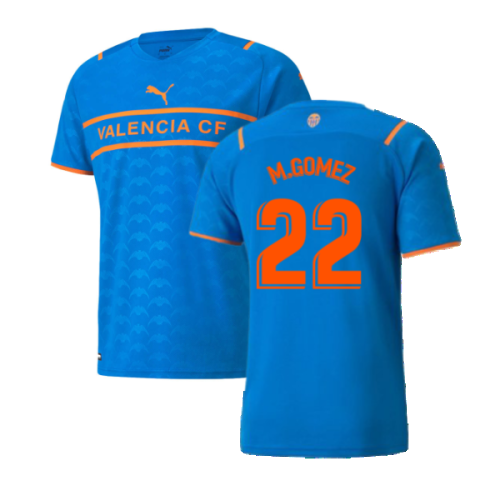 2021-2022 Valencia Third Shirt (M.GOMEZ 22)