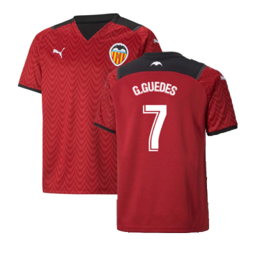 2021-2022 Valencia Away Shirt (Kids) (G.GUEDES 7)