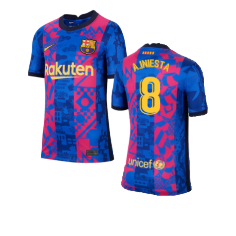 2021-2022 Barcelona Infants 3rd Kit (A.INIESTA 8)