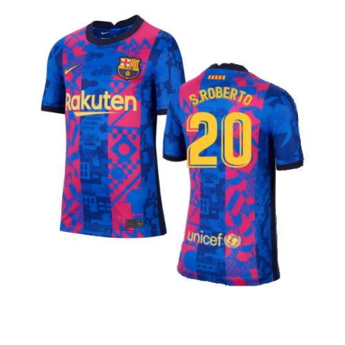 2021-2022 Barcelona Infants 3rd Kit (S.ROBERTO 20)