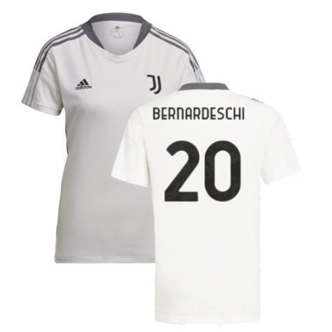 2021-2022 Juventus Training Shirt (White) - Ladies (BERNARDESCHI 20)