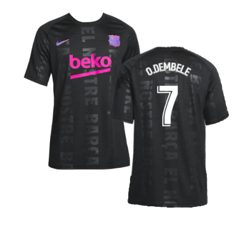 2021-2022 Barcelona Third Mini Kit (O.DEMBELE 7)