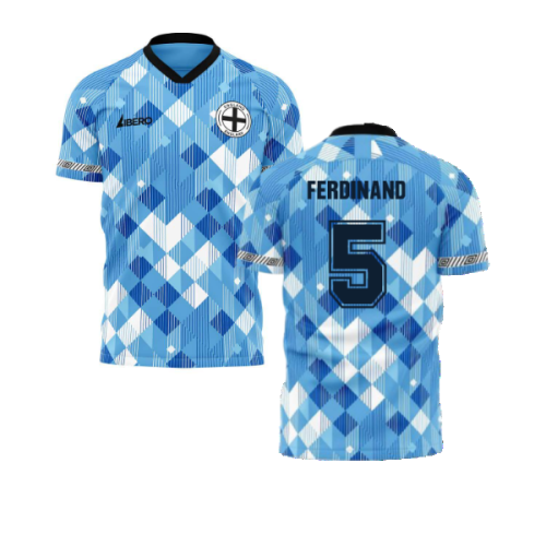 England 1990 Third Concept Football Shirt (Libero) (Ferdinand 5)