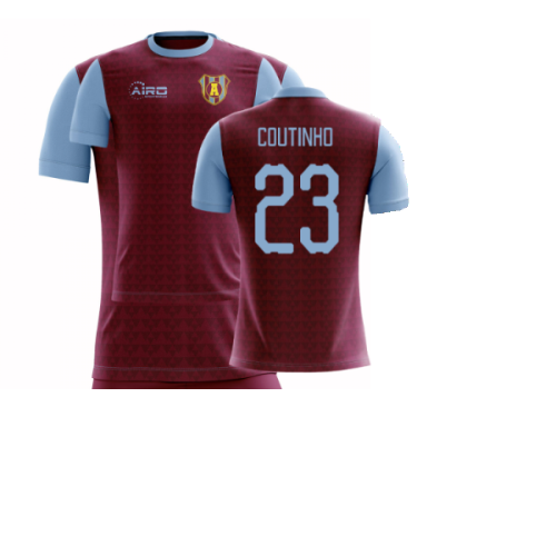 2024-2025 Villa Home Concept Football Shirt (Coutinho 23)