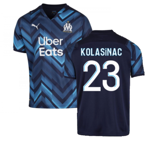 2021-2022 Marseille Away Shirt (Kids) (KOLASINAC 23)