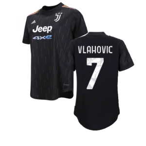 2021-2022 Juventus Away Shirt (Ladies) (VLAHOVIC 7)