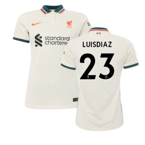 Liverpool 2021-2022 Womens Away Shirt (LUIS DIAZ 23)