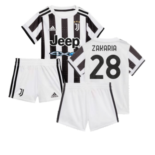 2021-2022 Juventus Home Baby Kit (ZAKARIA 28)