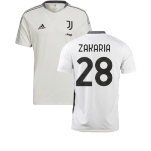 2021-2022 Juventus Training Shirt (White) (ZAKARIA 28)