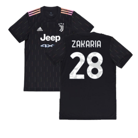 2021-2022 Juventus Away Shirt (Kids) (ZAKARIA 28)