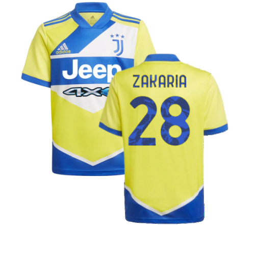 2021-2022 Juventus Third Shirt (Kids) (ZAKARIA 28)