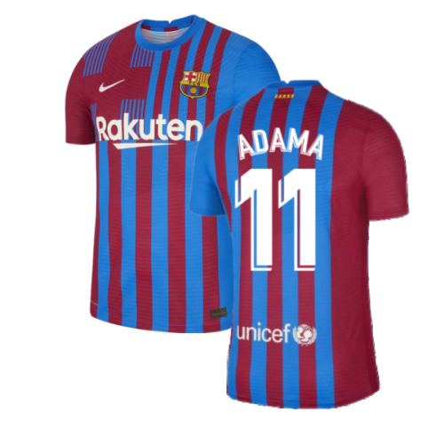 2021-2022 Barcelona Vapor Match Home Shirt (ADAMA 11)