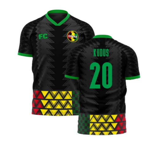 Ghana 2022-2023 Away Concept Football Kit (Fans Culture) (KUDUS 20)