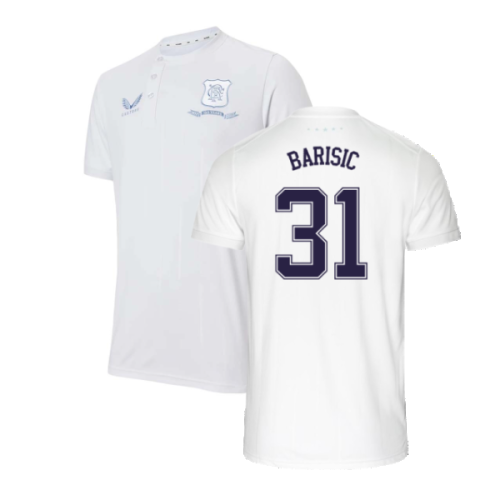 2021-2022 Rangers Anniversary Shirt (White) (BARISIC 31)