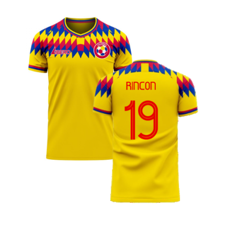 Colombia 2024-2025 Home Concept Football Kit (Libero) (Rincon 19)