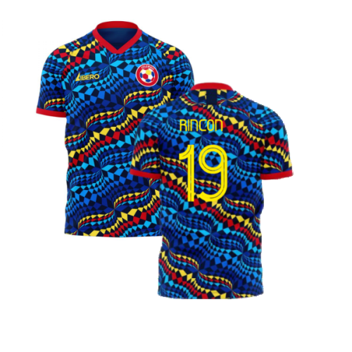 Colombia 2024-2025 Fourth Concept Football Kit (Libero) (Rincon 19)