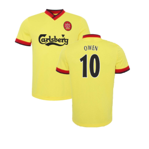 1997-1998 Liverpool Away Retro Shirt (OWEN 10)