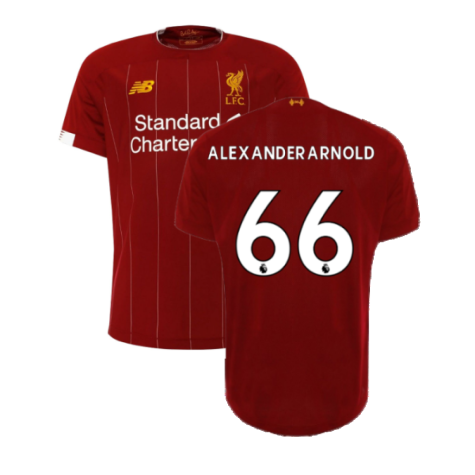 2019-2020 Liverpool Home European Shirt (Alexander Arnold 66)