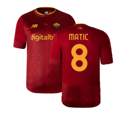 2022-2023 Roma Home Shirt (Kids) (MATIC 8)