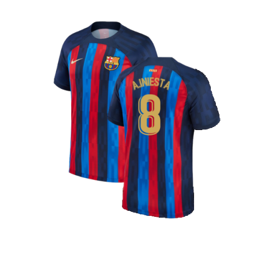 2022-2023 Barcelona Home Shirt (Kids) (A.INIESTA 8)