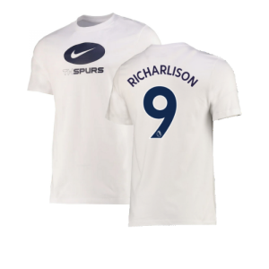 2022-2023 Tottenham Swoosh Tee (White) - Kids (RICHARLISON 9)