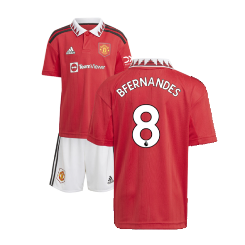 2022-2023 Man Utd Home Mini Kit (B FERNANDES 8)