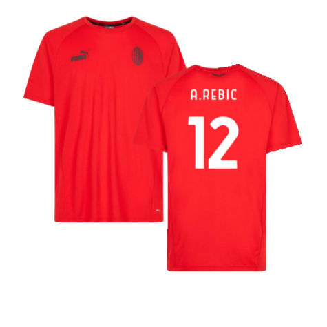 2022-2023 AC Milan Casuals Tee (Red) (A.REBIC 12)