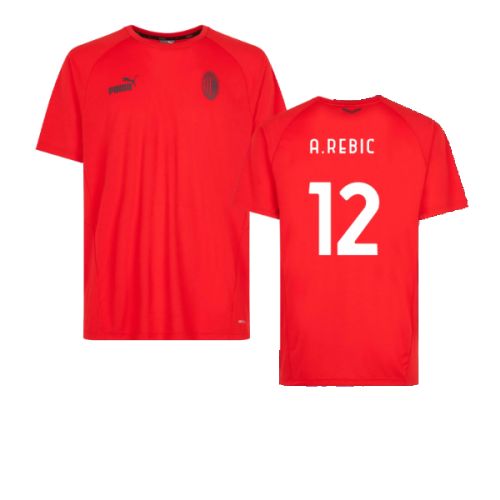 2022-2023 AC Milan Casuals Tee (Red) (A.REBIC 12)