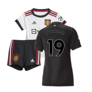 2022-2023 Man Utd Away Baby Kit (R VARANE 19)